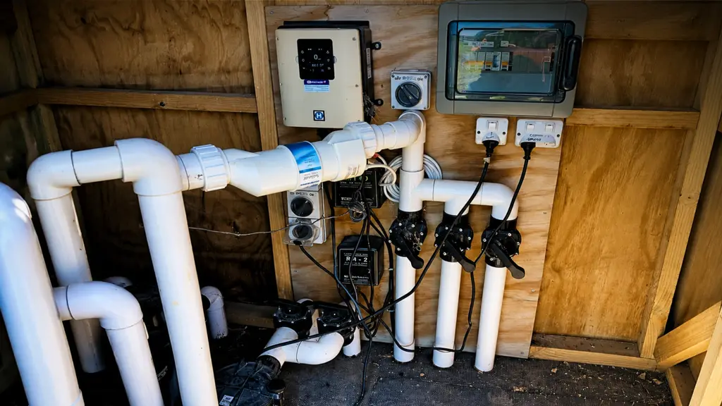 Plumber carrying out scheduled maintenance in a Hamilton commercial building