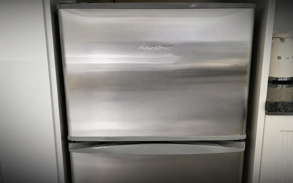 Water line being plumbed for a fridge ice maker in a Hamilton kitchen