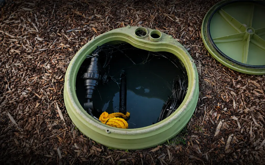 Grease trap being serviced at a Hamilton commercial kitchen
