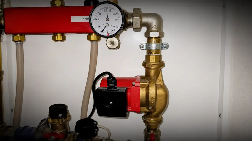 Water pressure pump installed beside a Hamilton property water tank